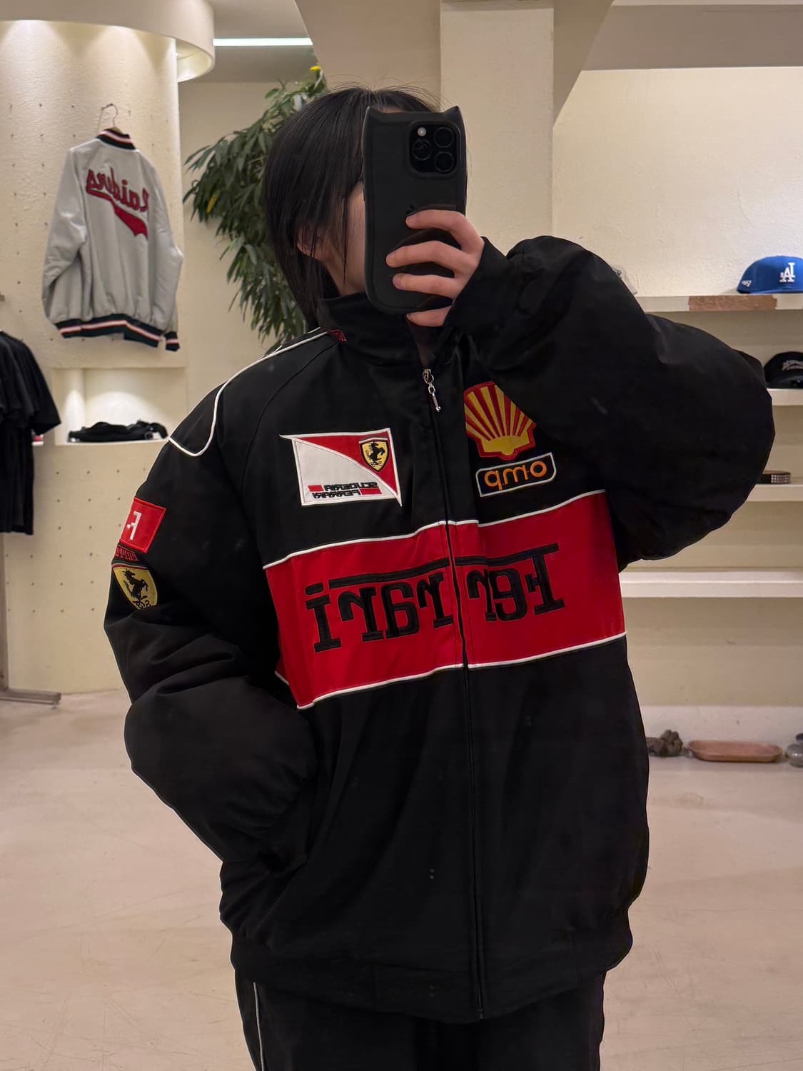 페라리 빈티지 레이싱 봄버 점퍼 자켓 U59 상품이미지1