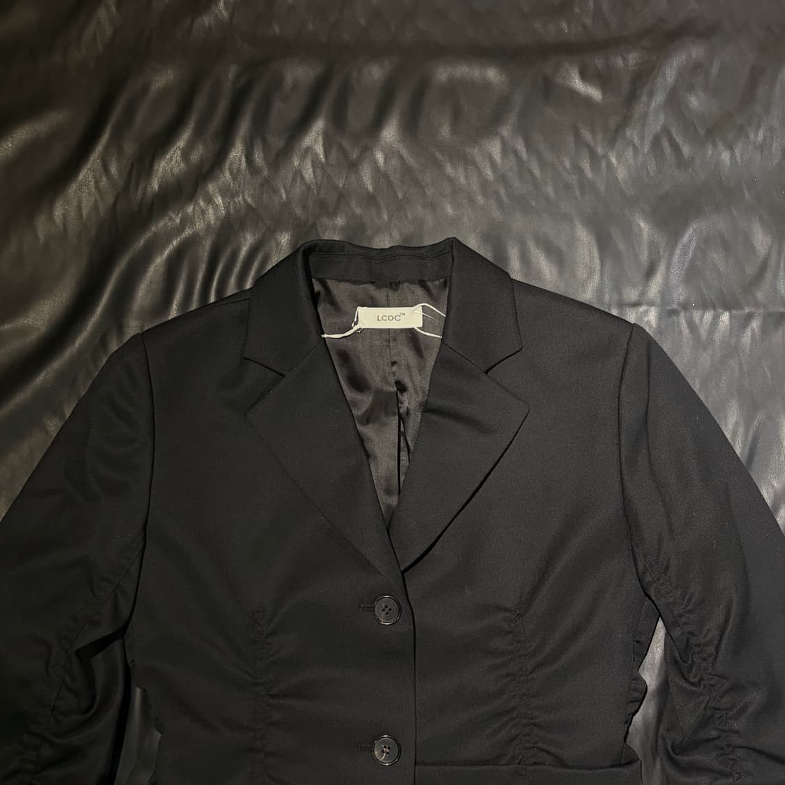 엘씨디씨티엠 셔링 크롭 자켓 상품이미지3