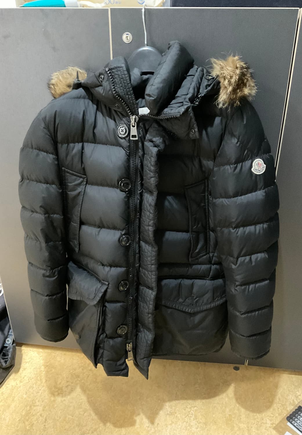 몽클레르 몽클레어 퍼 후드 패딩 1사이즈 상품이미지1