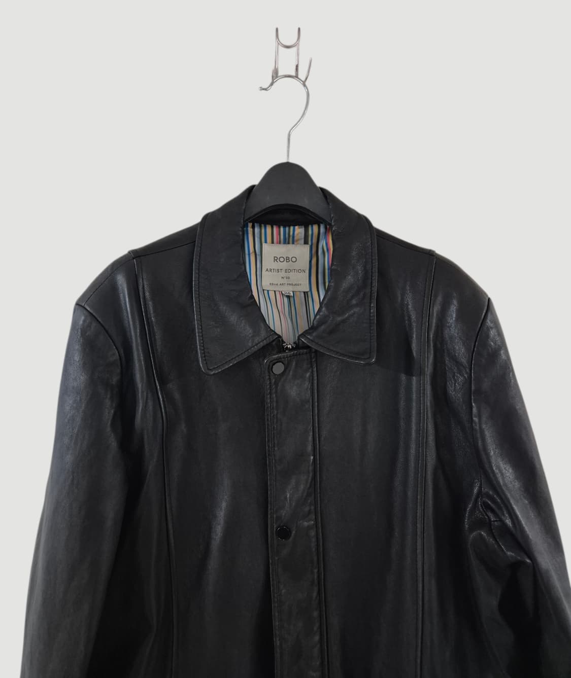 [110]ROBO로보 빈티지 롱 가죽자켓 Women 상품이미지1