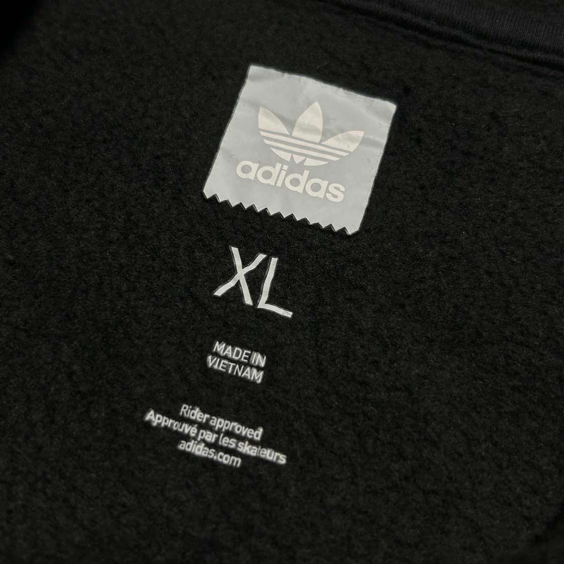 [XL] adidas 아디다스 솔리드 에센셜 블랙 후드티 상품이미지4