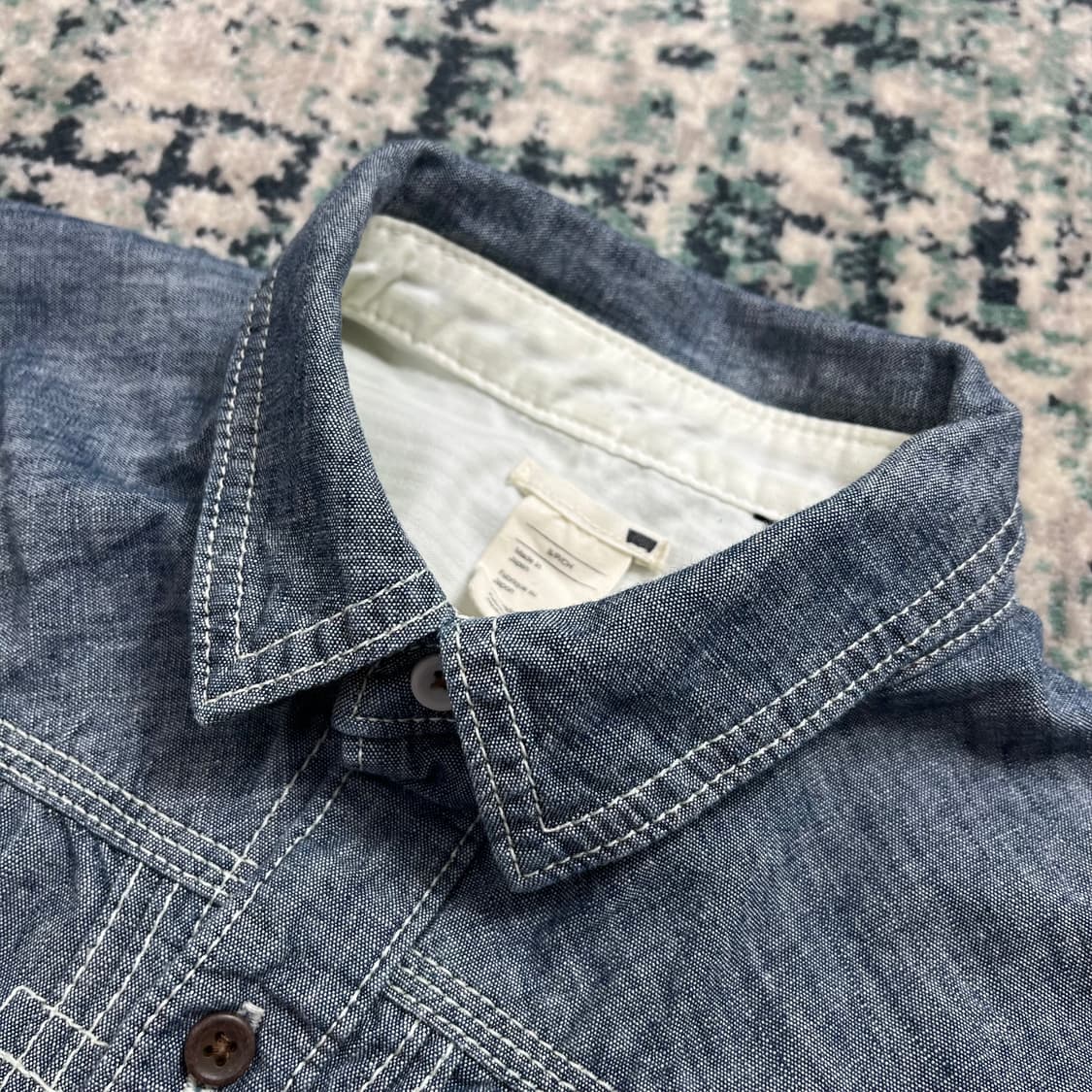 90s Levis Jpn 리바이스 일제 샴브레이 웨스턴 셔츠(S) 상품이미지2