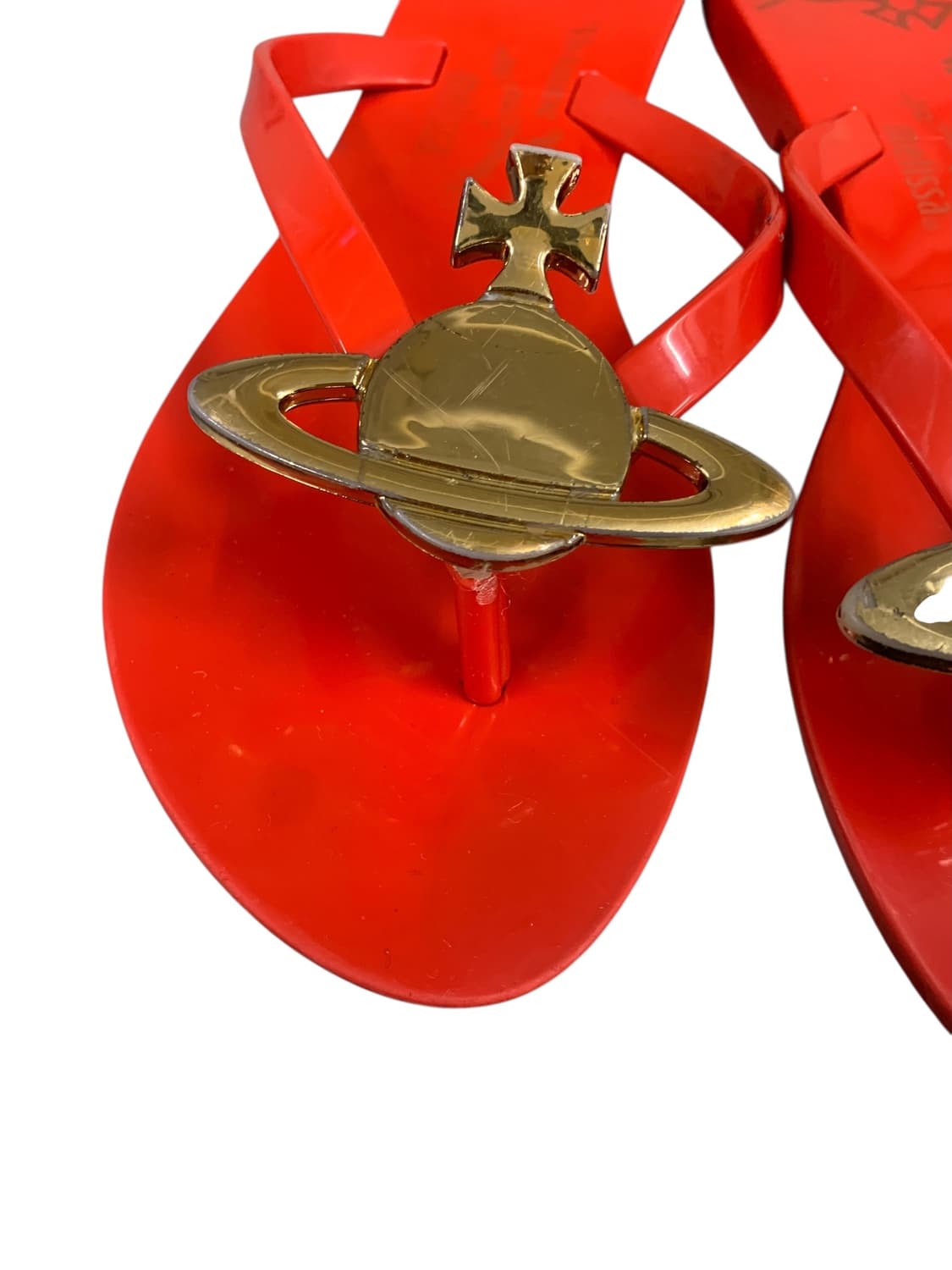 비비안웨스트우드 오알비 플립 샌들 레드 6(250) (Gr-3138) 상품이미지7