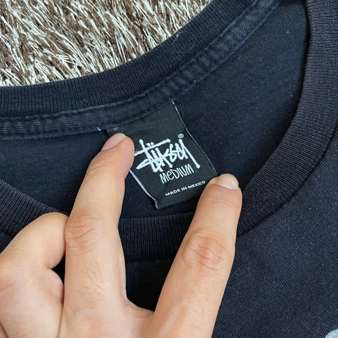 스투시 stussy 블랙 그래픽 반팔 티셔츠 M 상품이미지2