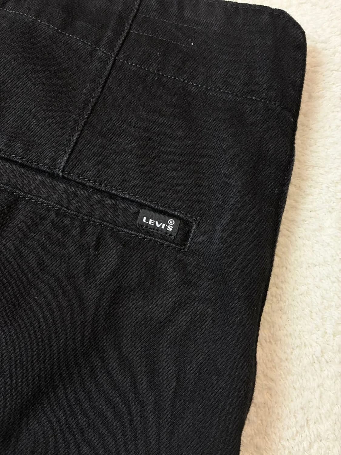 리바이스 립케이지 와이드 블랙 데님 팬츠 PN5978 상품이미지7