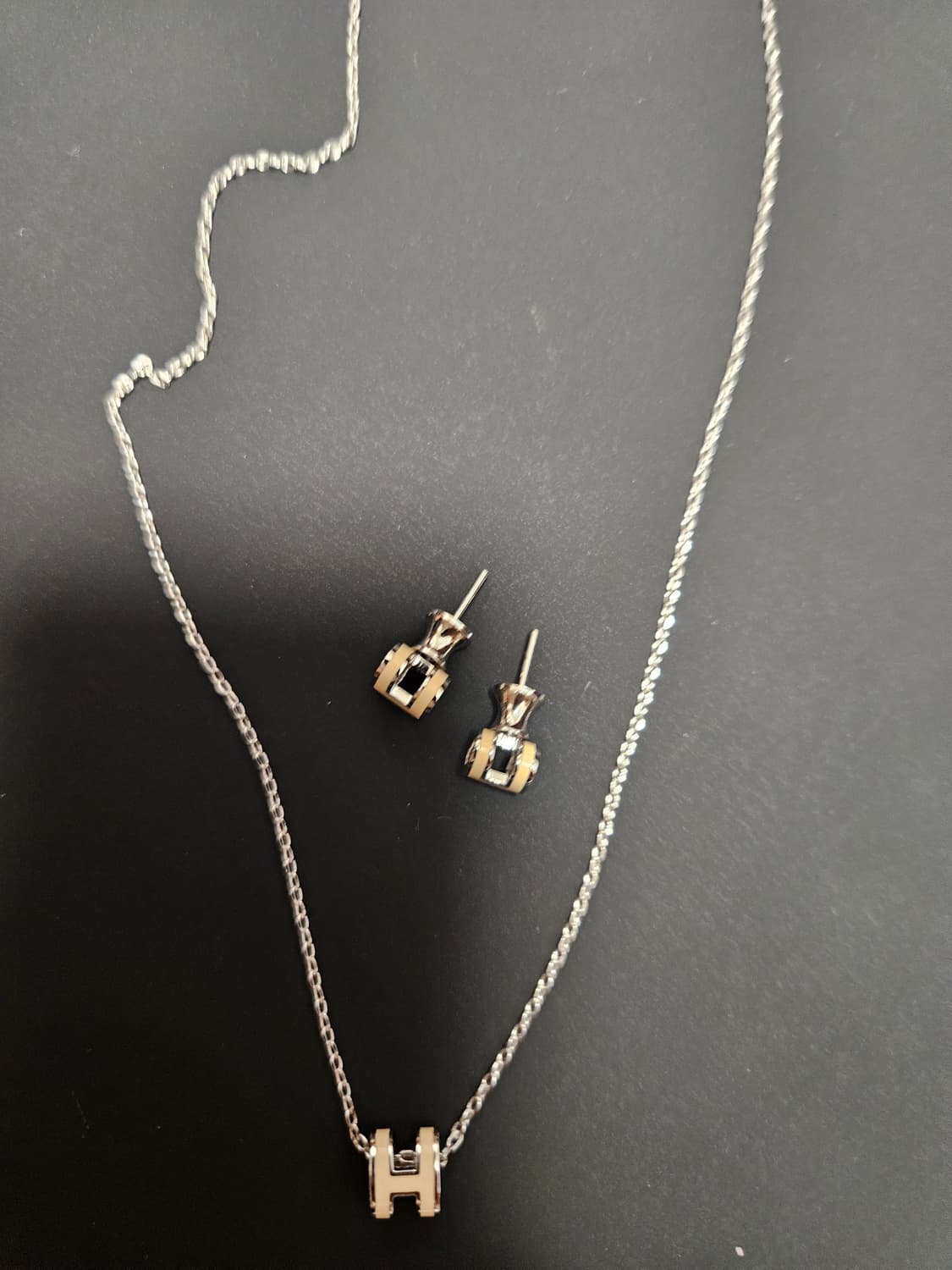 에르메스 팝아슈 미니 빈티지 목걸이 & 귀걸이 세트 상품이미지2