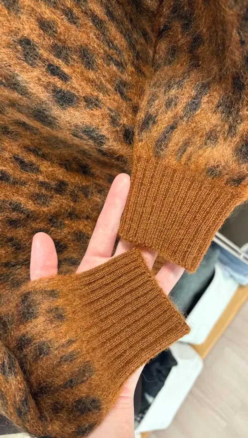 와코마리아 모헤어 가디건 상품이미지3