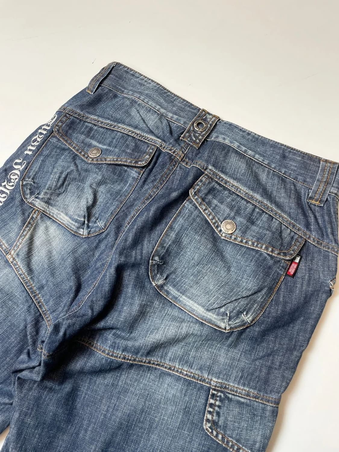 푸부 FUBU 00's 멀티포켓 카고 데님 버뮤다 팬츠 PN9625 상품이미지6