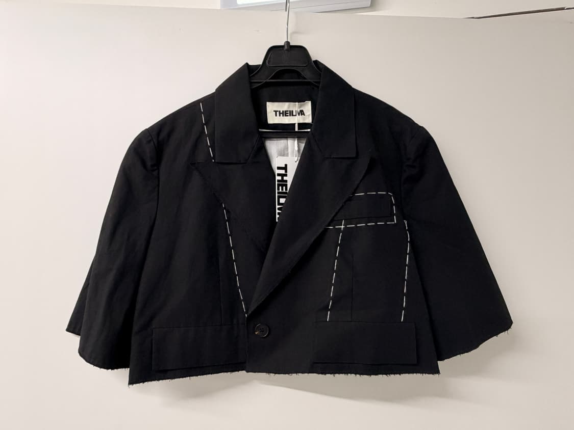 THEILMA 더일마 블랙 크롭 자켓 상품이미지4
