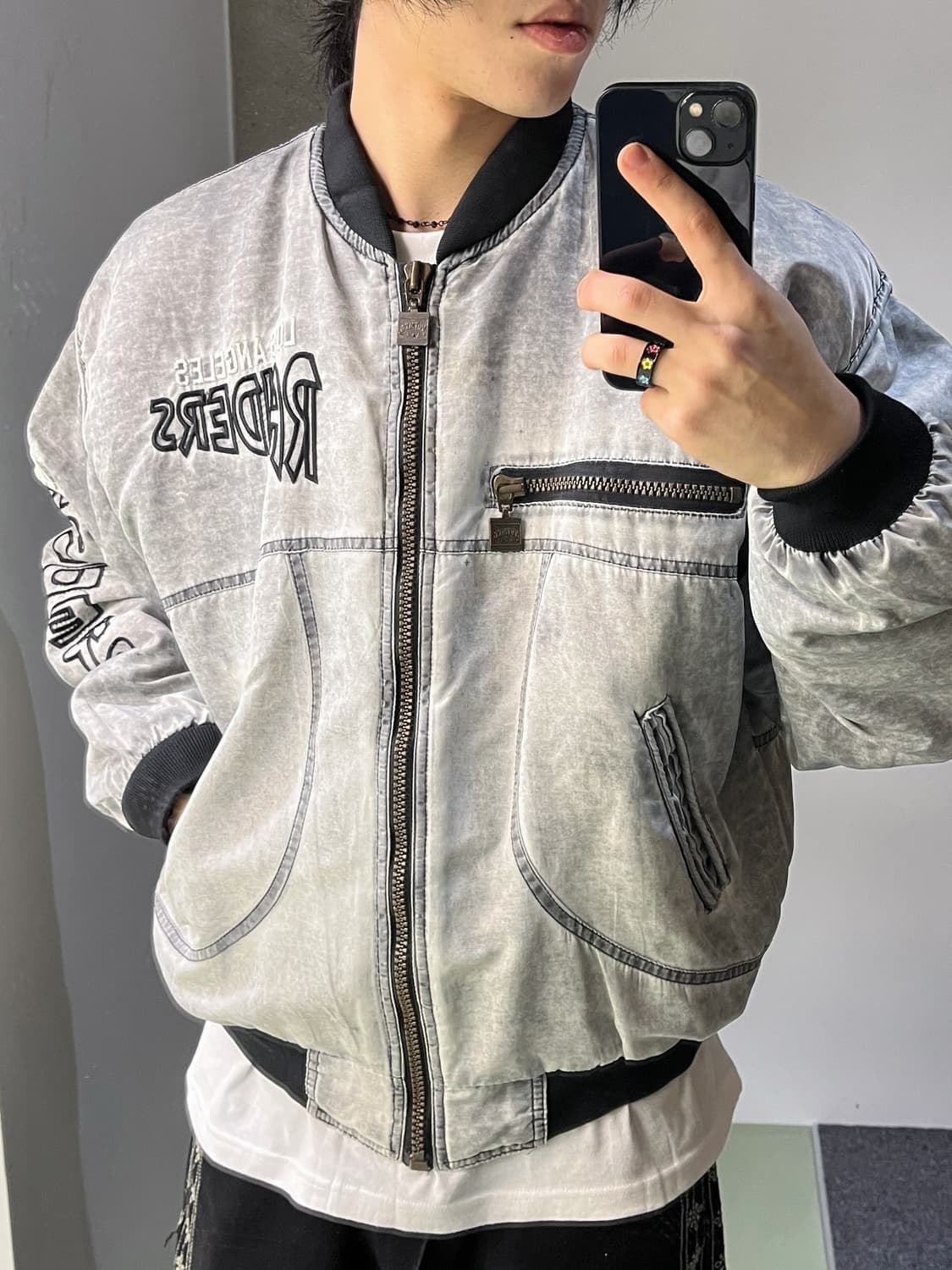 Nutmeg 90's LA 레이더스 봄버 자켓 상품이미지2