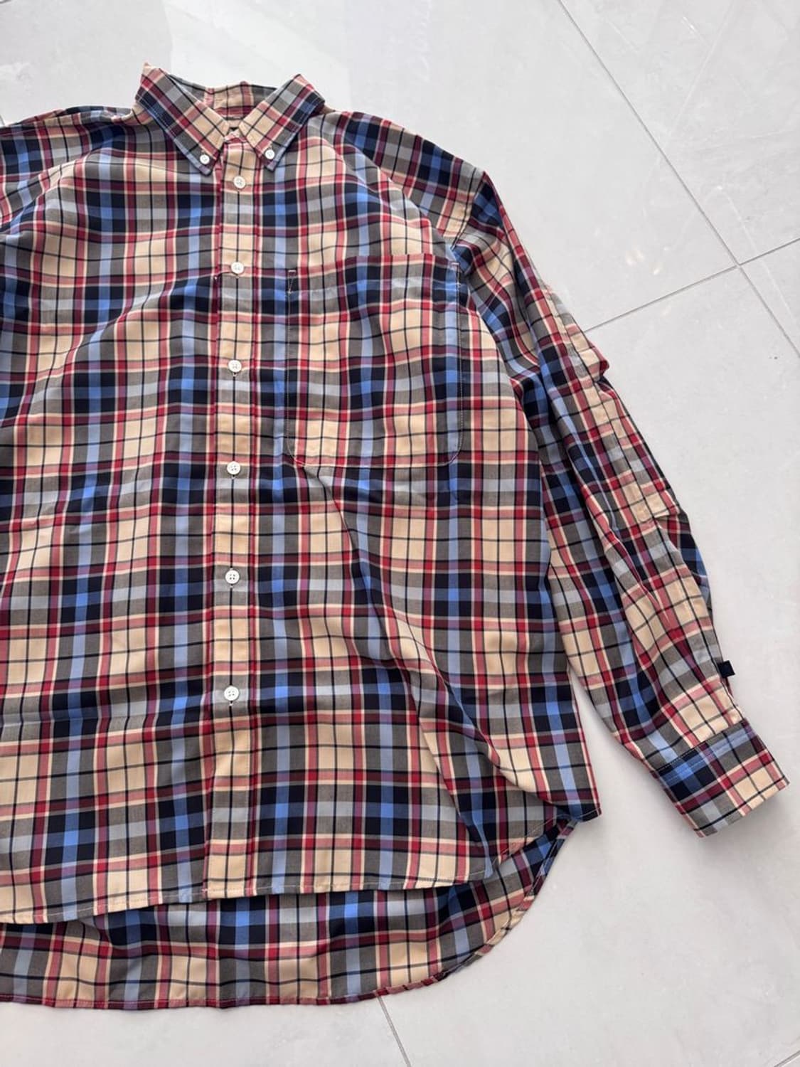 PIER CHECK SHIRT 다이와 피어 체크 셔츠 상품이미지2