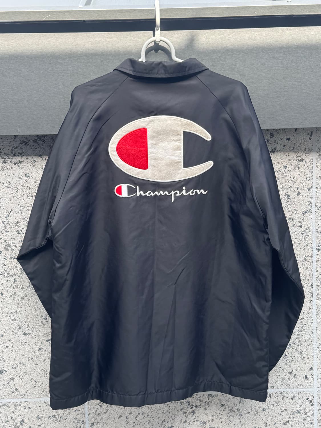 Champion Big logo Coach Jacket 상품이미지3