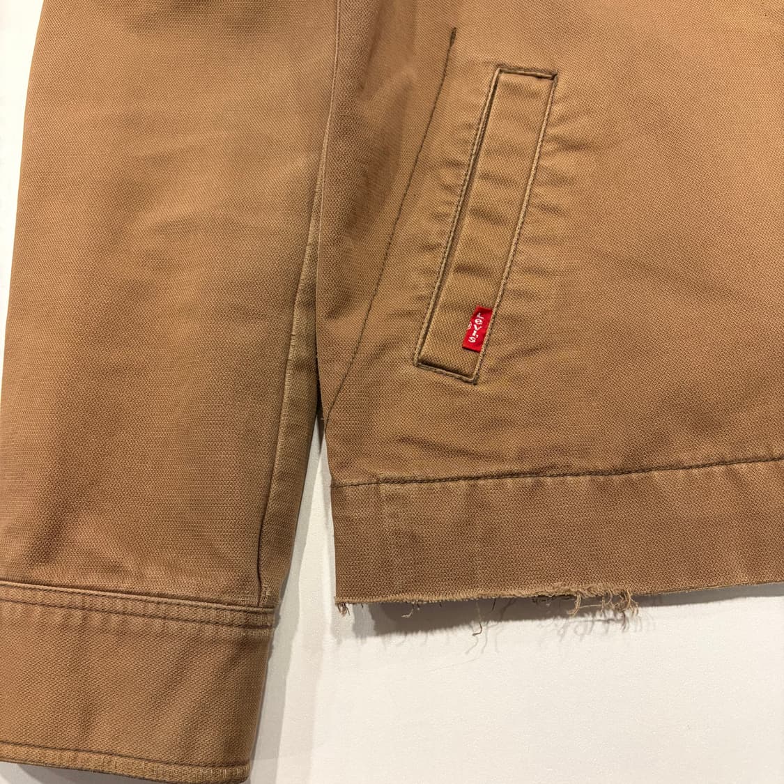 [L] 리바이스 바이커 브라운 워크 집업 자켓 B781 상품이미지6