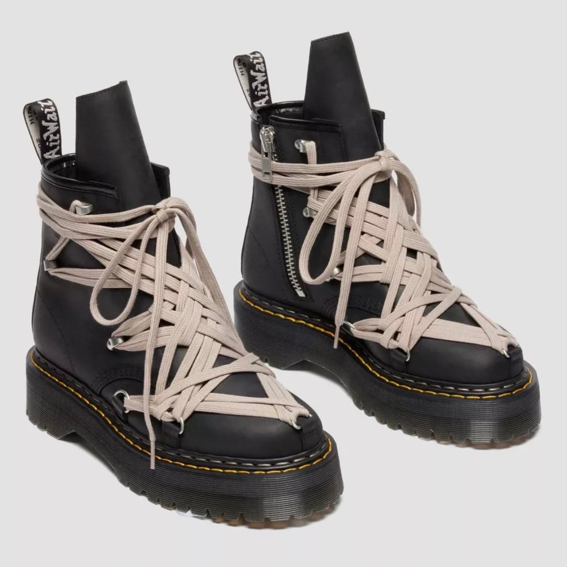 [255]릭오웬스 x 닥터마틴 25fw 1460 쿼드 솔 메가레이스 상품이미지5