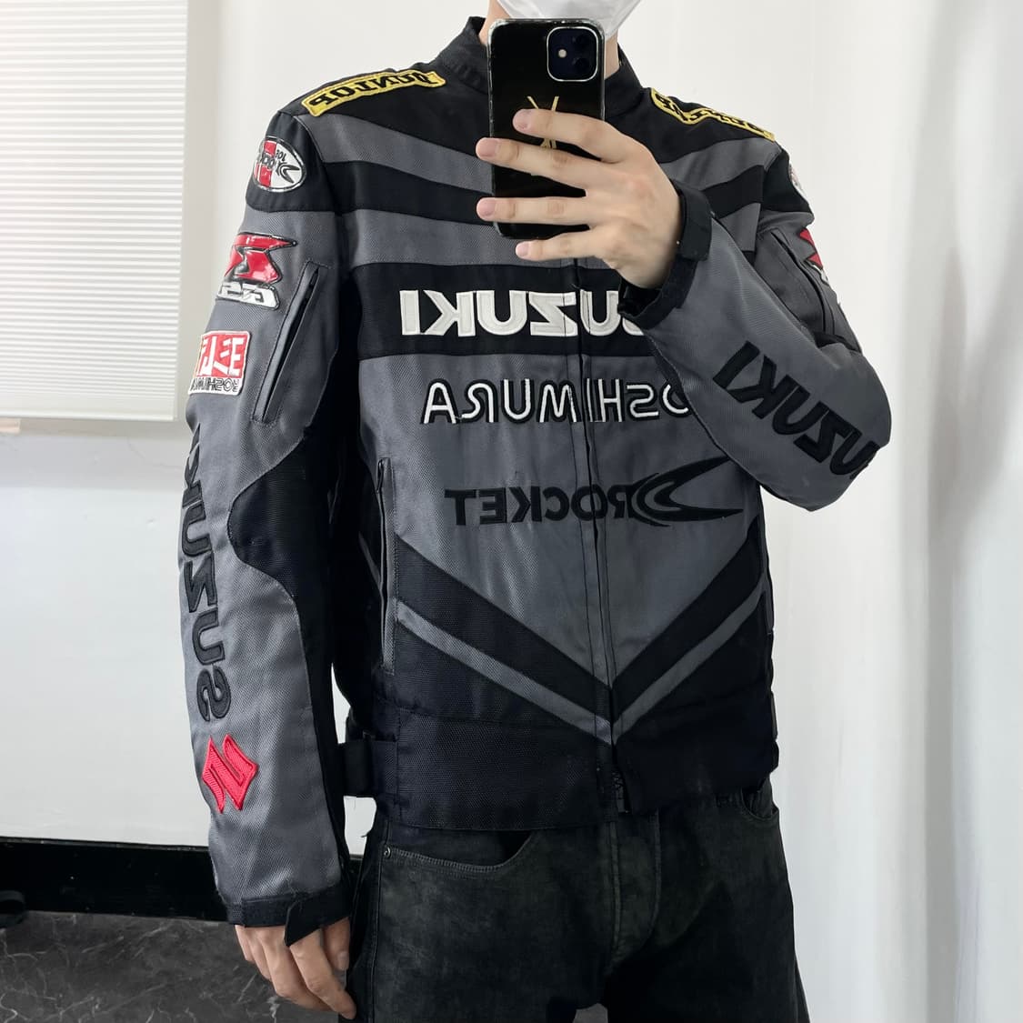 스즈키 요시무라 GSX-R 패치워크 레이싱 자켓 상품이미지2
