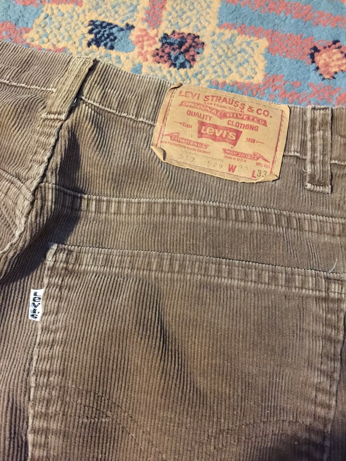 80’s 리바이스 517 코듀로이 부츠컷 팬츠 상품이미지6