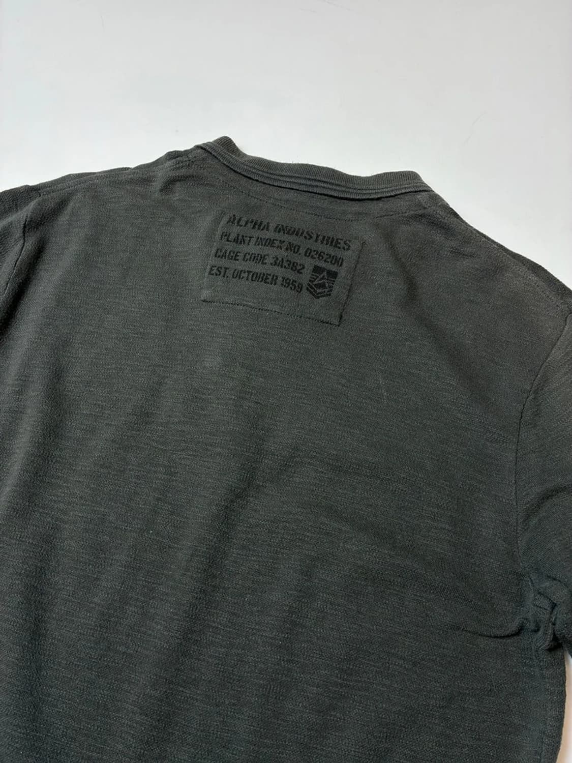 알파인더스트리 밀리터리 에어크루 와펜 반팔 카라 티셔츠 PN8889 상품이미지5