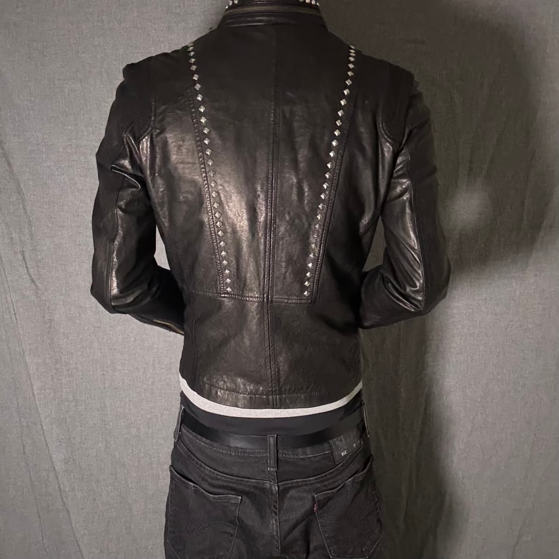 lamb skin leather jacket 상품이미지7