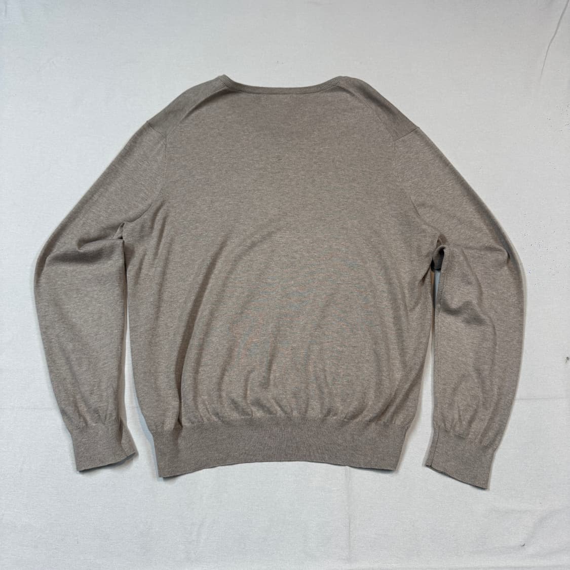 L) 폴로 랄프로렌 피마코튼 오트밀 베이지 브이넥 니트 상품이미지5