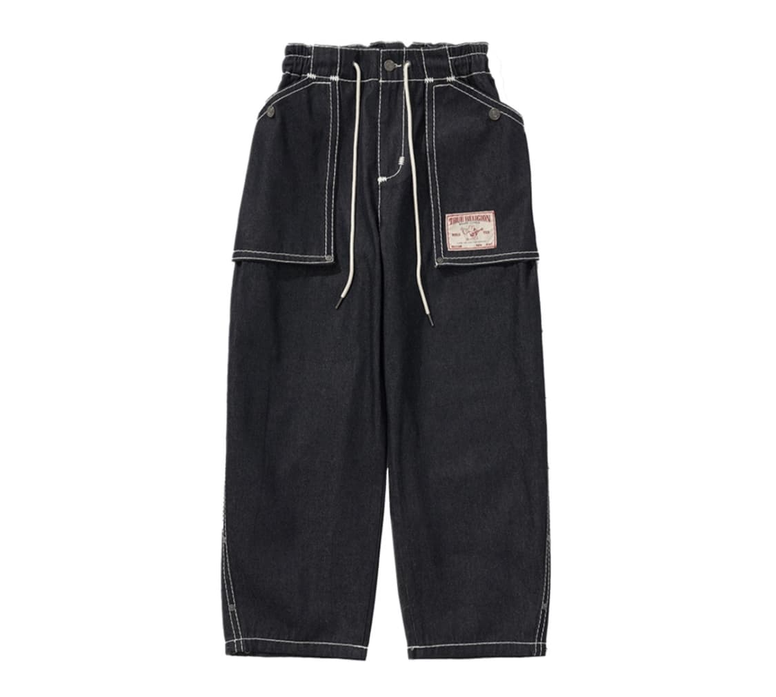 (구매글) 트루릴리젼 파라오 팬츠 로우 인디고 L,XL 상품이미지1