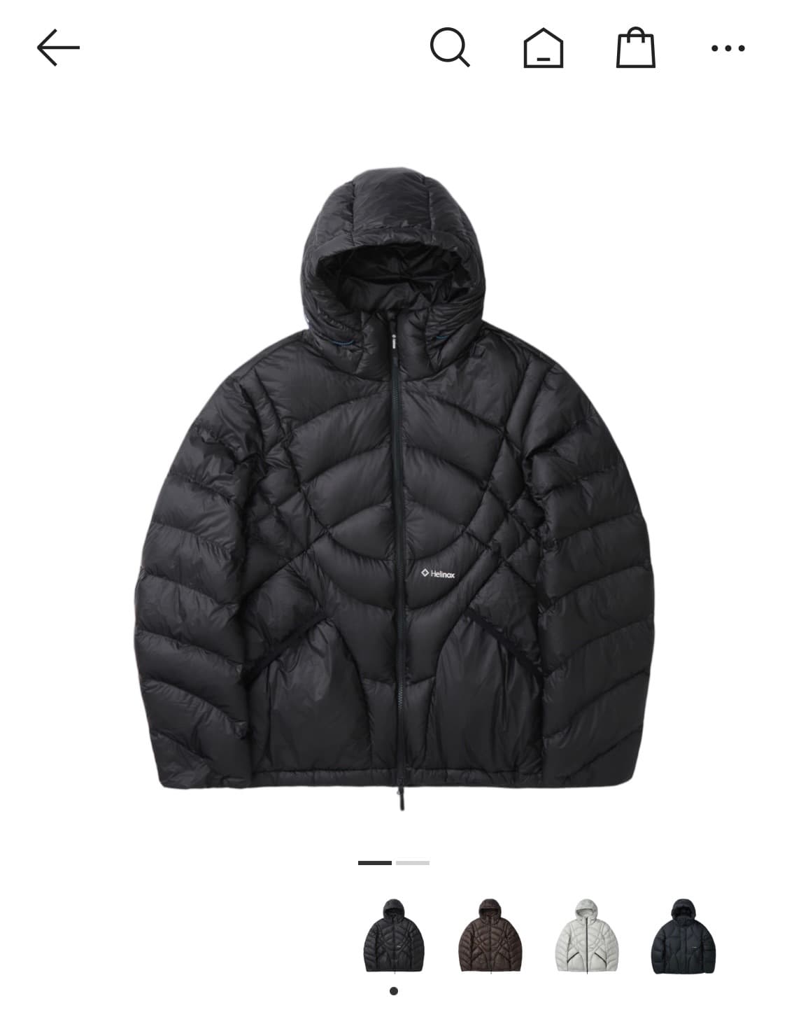 헬리녹스 이클립스 패딩 블랙 상품이미지1