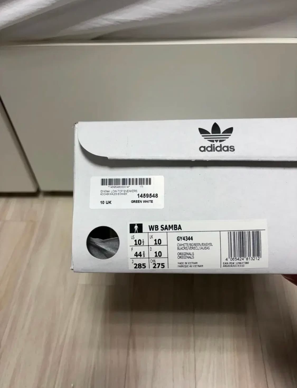 [285] 아디다스 웨일즈보너 웨일스보너 삼바 화이트 그린 상품이미지9