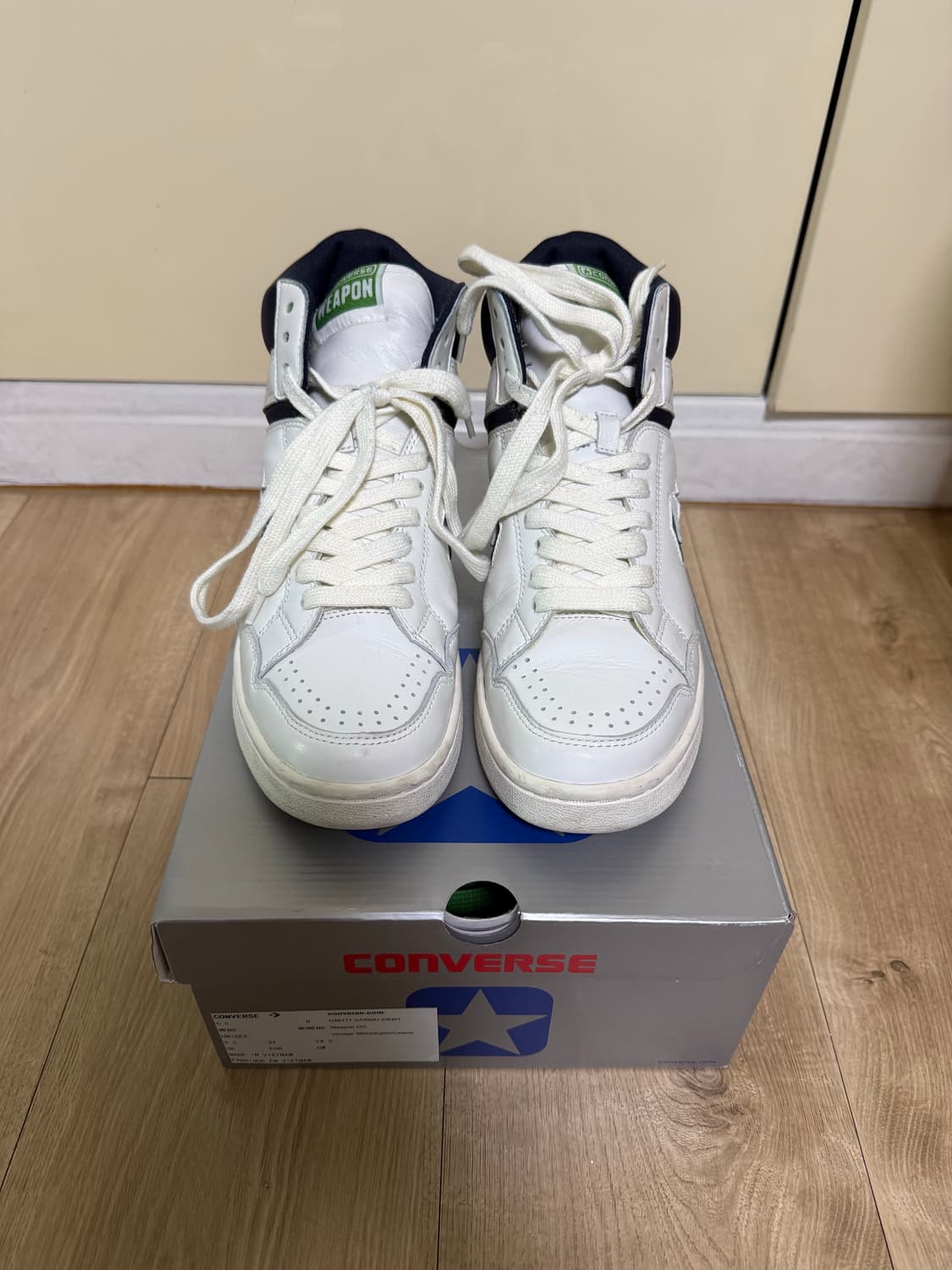 카시나 x 컨버스 웨폰 빈티지화이트 245 상품이미지4