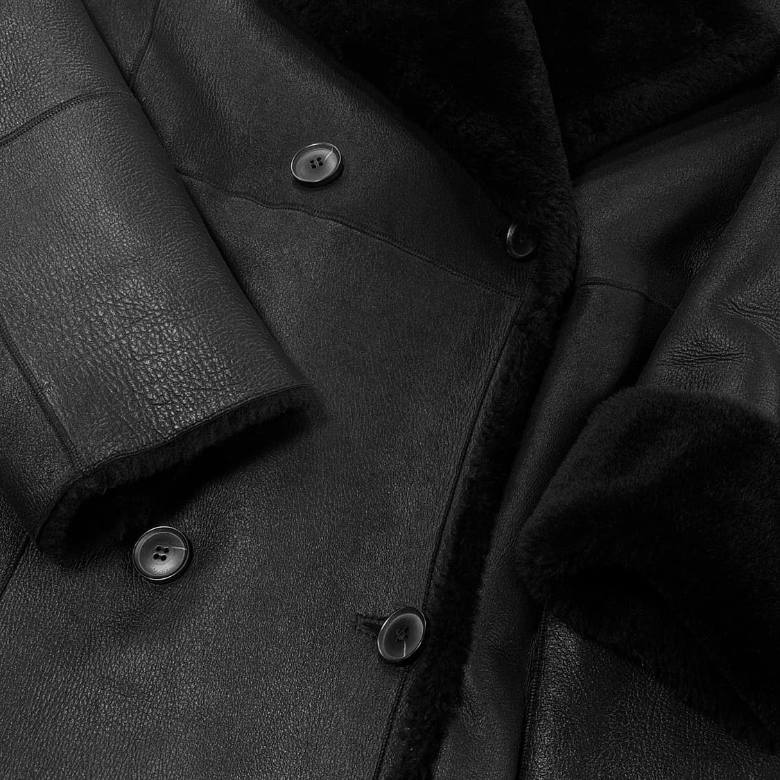 로보 ROBO 리버시블 무스탕코트 상품이미지4