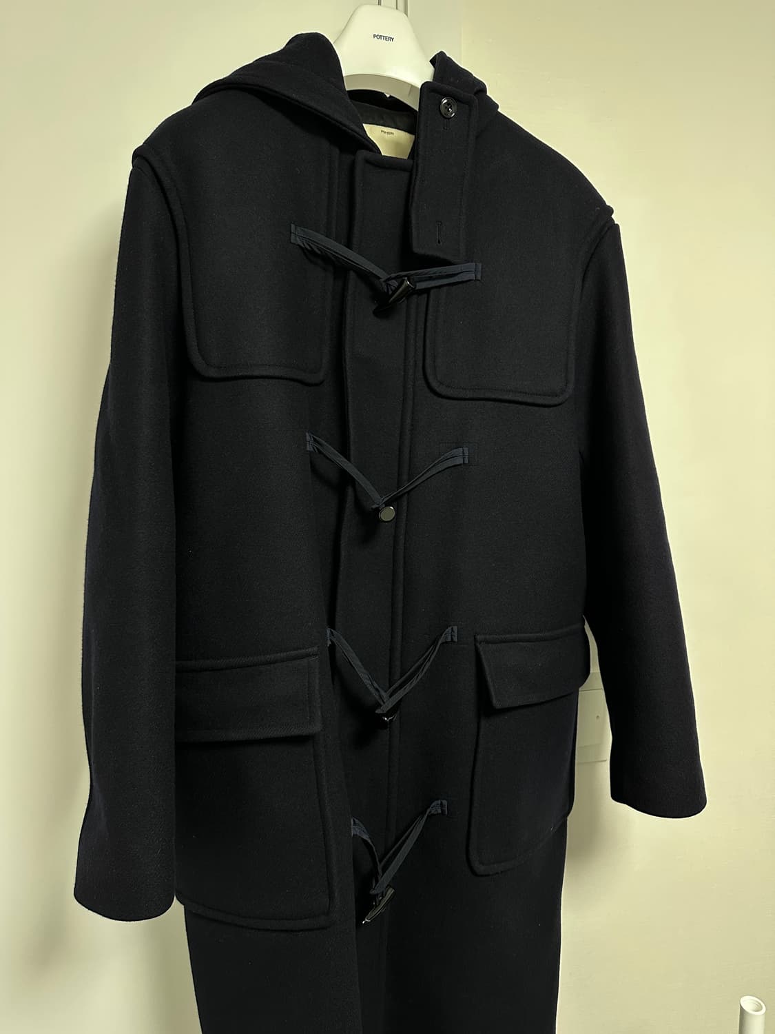 포터리 더플코트 네이비 2사이즈 상품이미지2