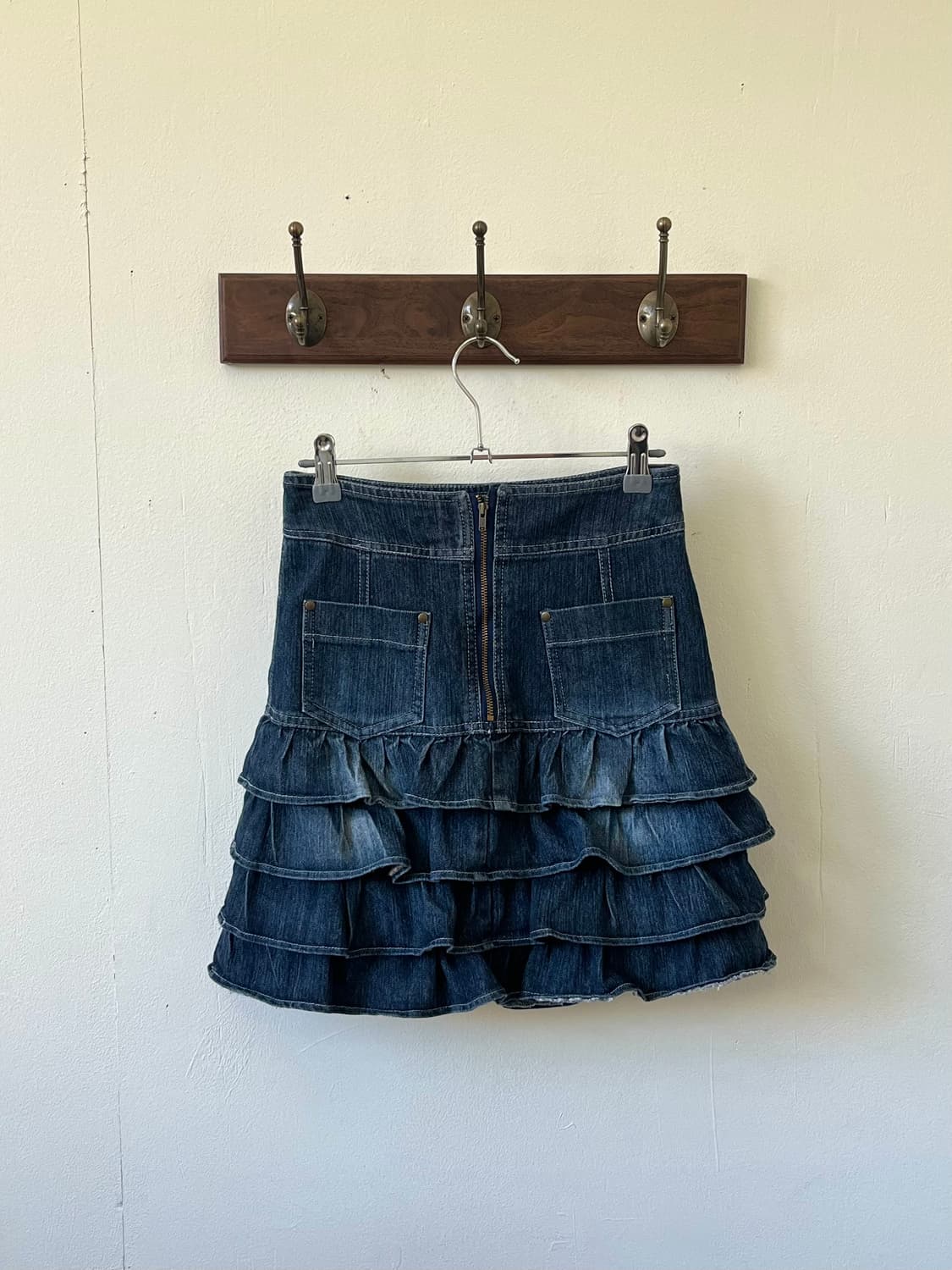 L’EST ROSE 데님 미니스커트 상품이미지3