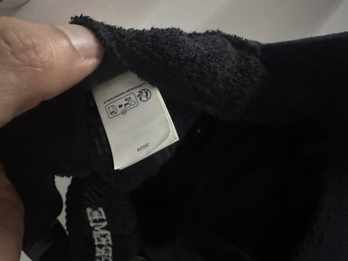 supreme 슈프림 시어서커 볼캡 블랙 상품이미지6