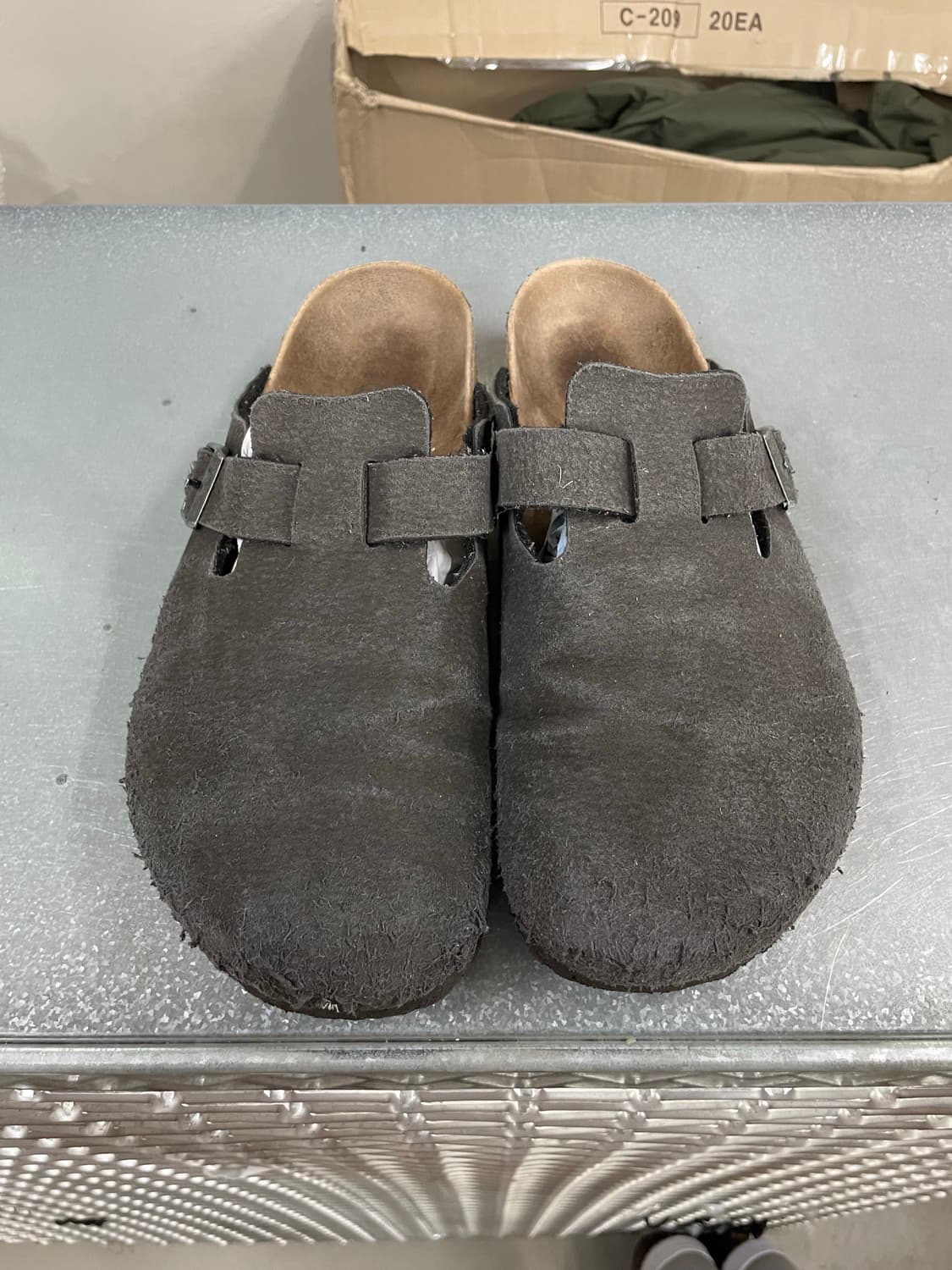 버켄스탁 보스턴 스웨이드 클로그 300 상품이미지5