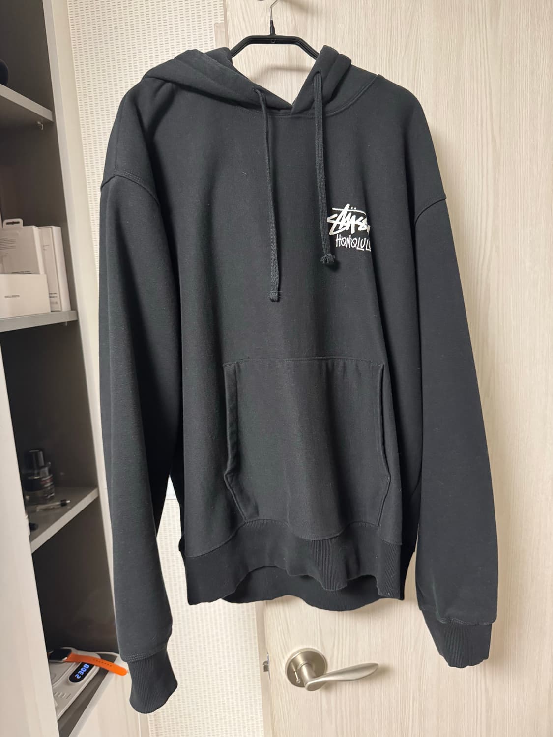 [XL] 스투시 호놀룰루 후드티 블랙 상품이미지1