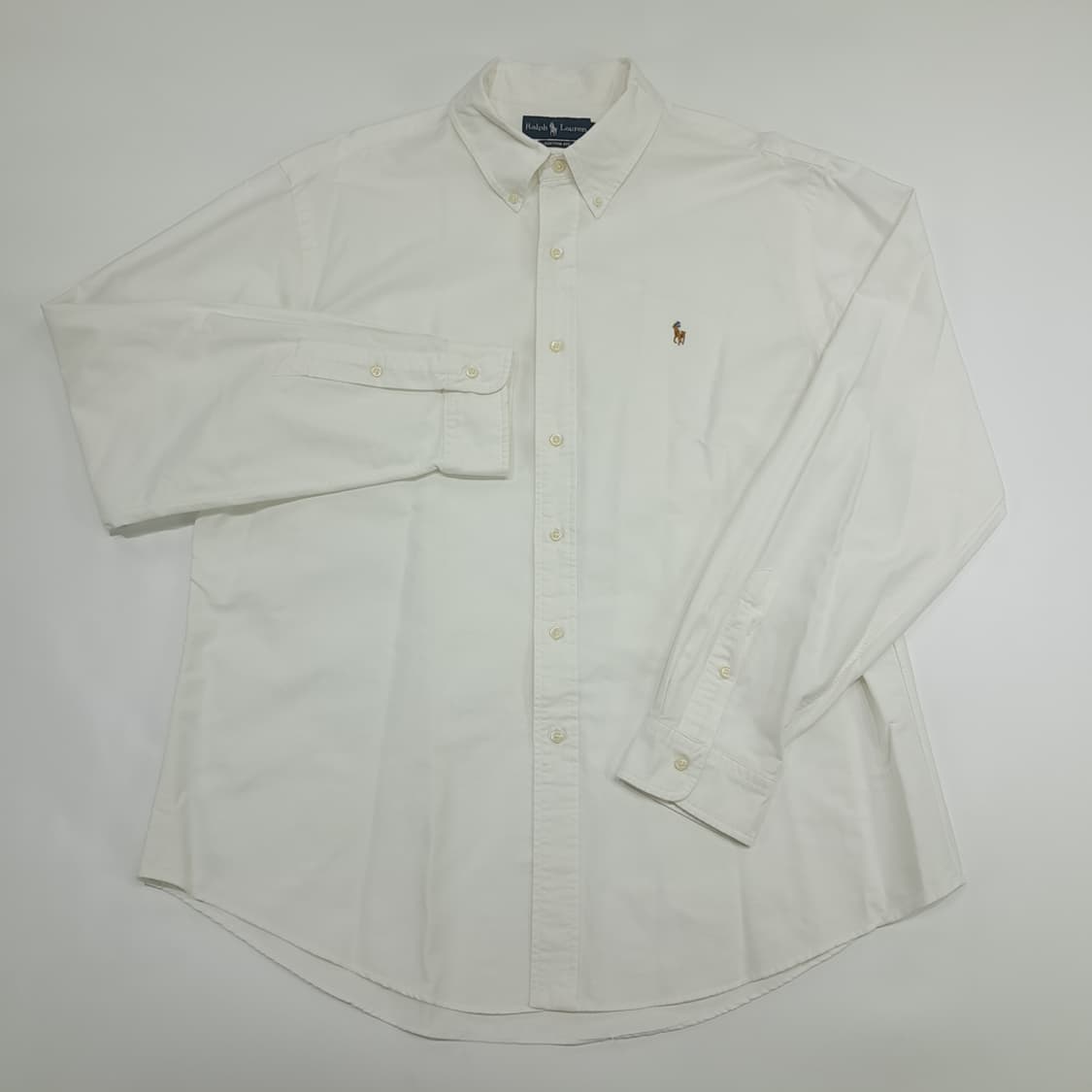 Co634 2XL 폴로 랄프로렌 화이트 긴팔 셔츠 남방 상품이미지2