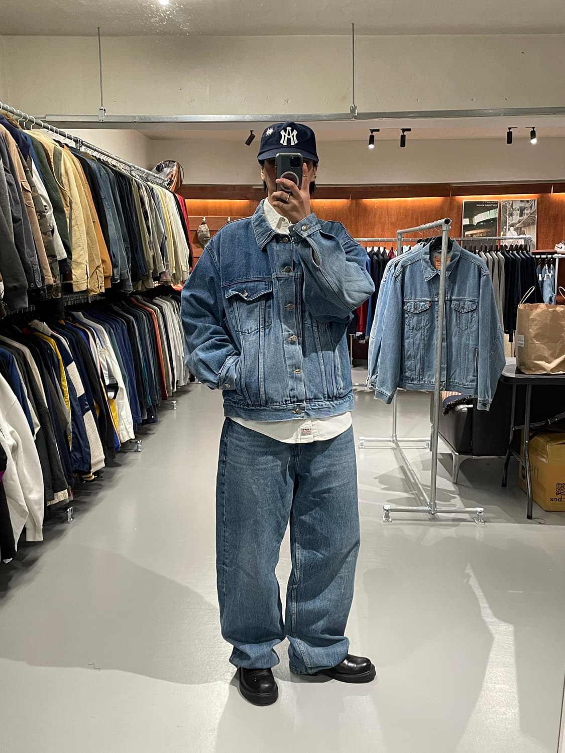 90‘s 랭글러 데님 자켓 상품이미지1