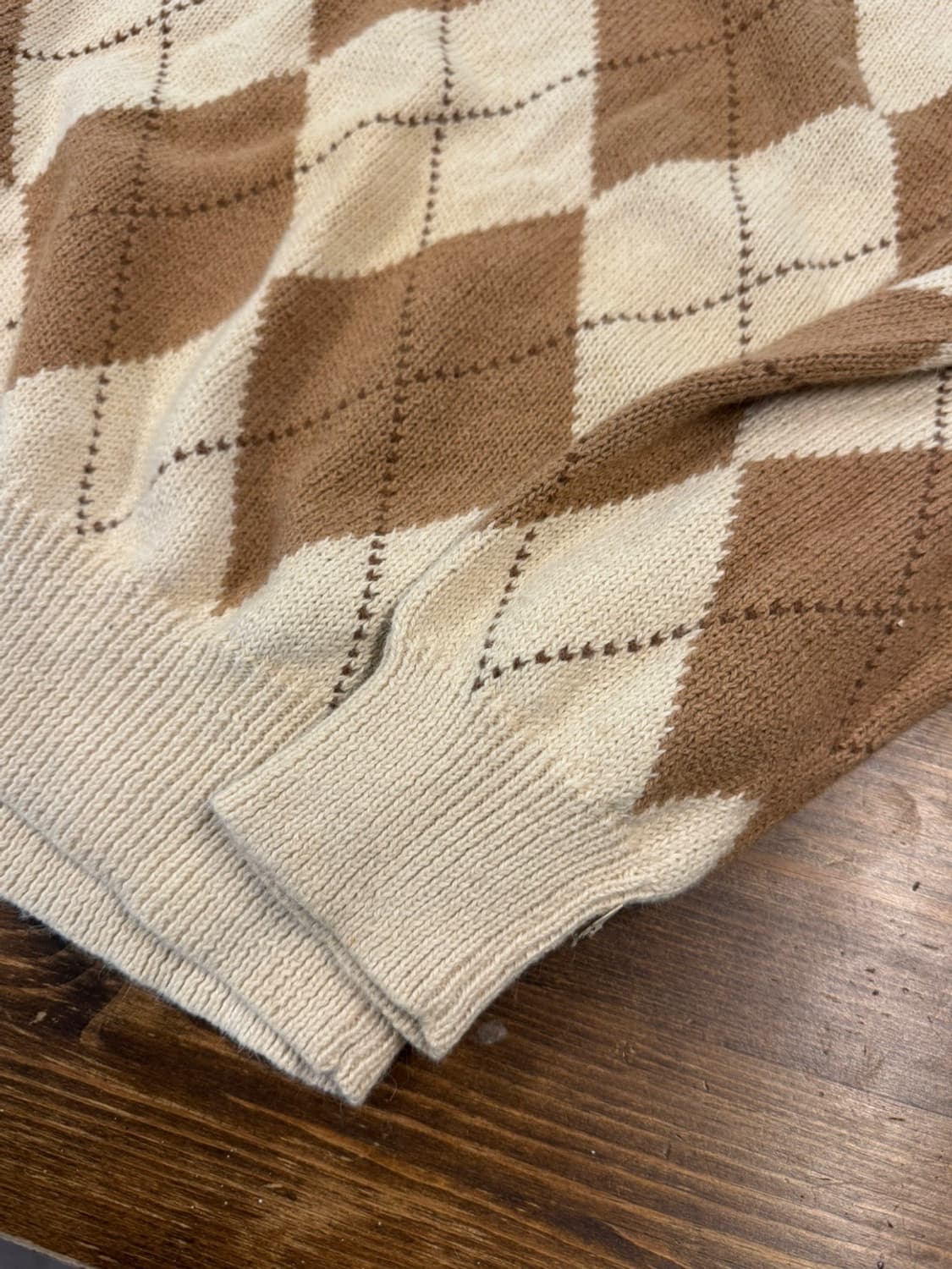 폴로 랄프로렌 알파카 코튼 아가일 니트 100 상품이미지10