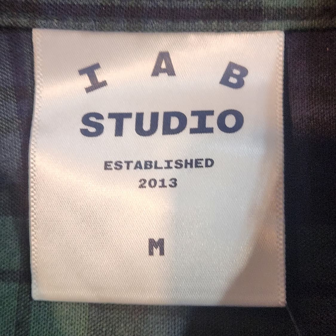 IAB 스튜디오 체크 셔츠 남방 긴팔 (M) 상품이미지3