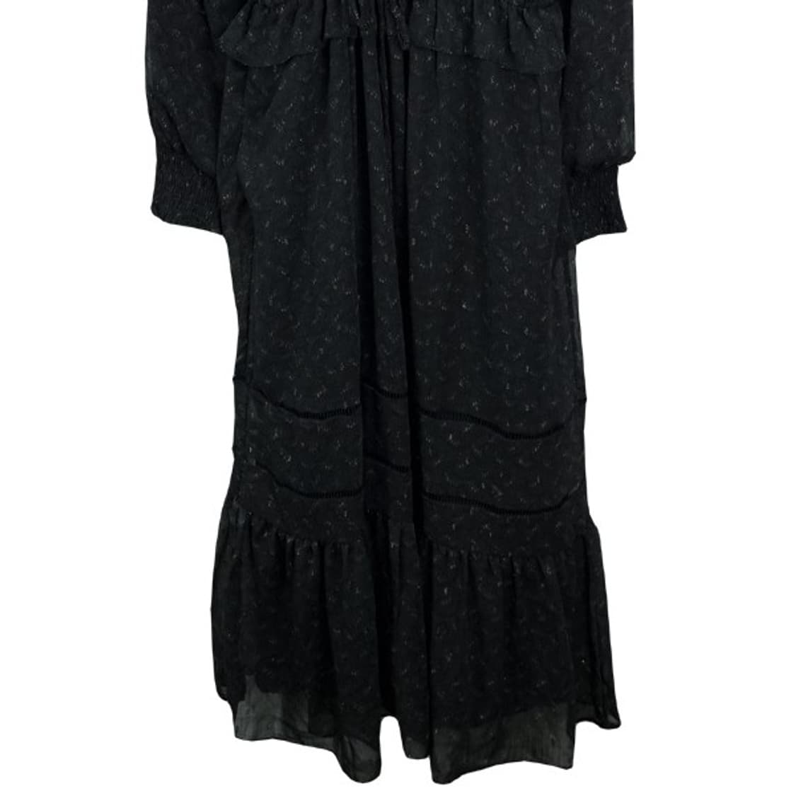 [ANNA SUI] 안나수이 리본 레이스 빈티지 롱 원피스 M14953  상품이미지4