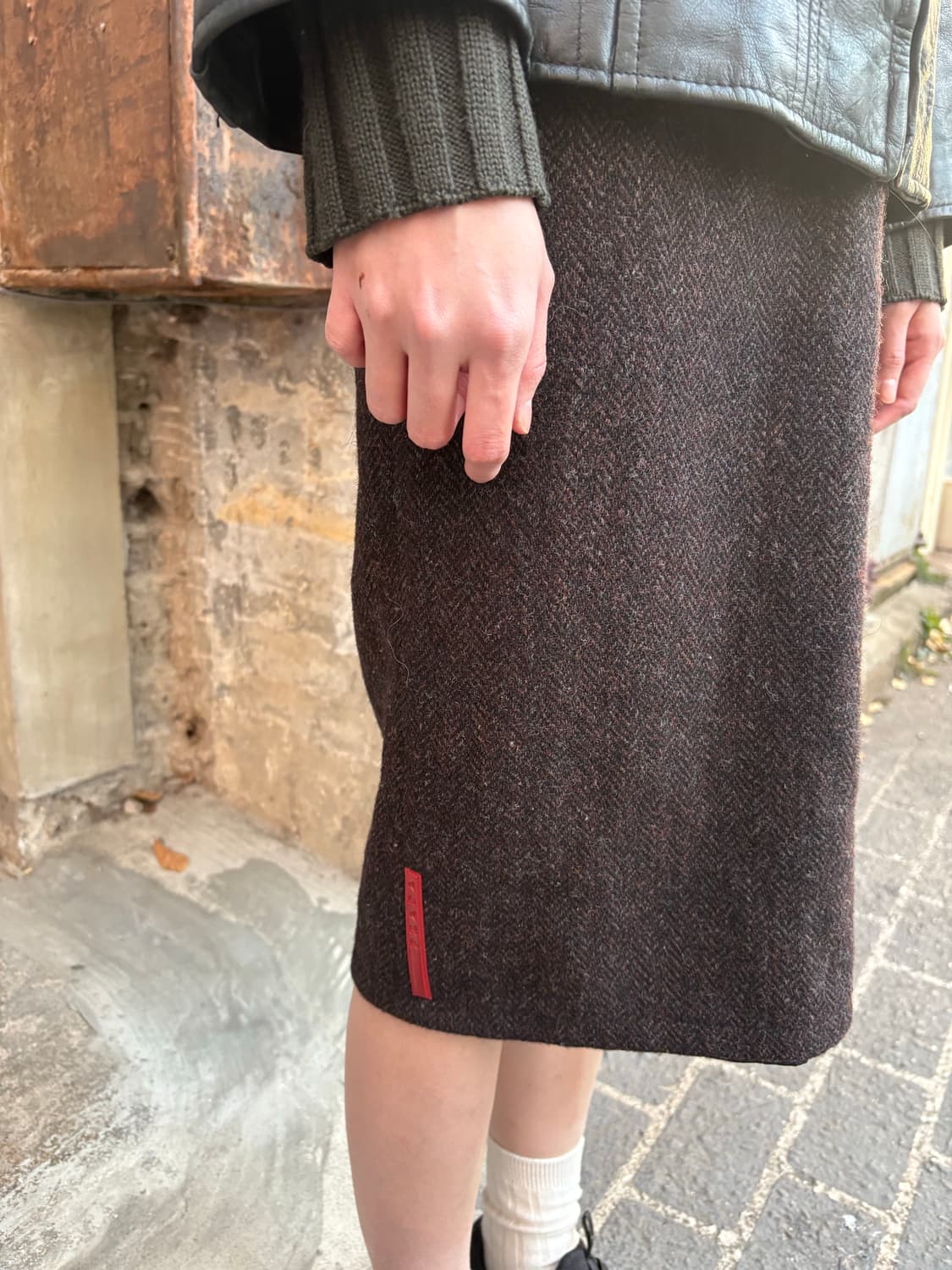 Prada sport 미디 스커트 상품이미지1