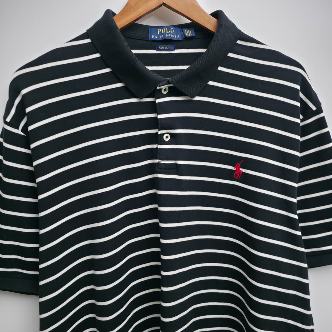 [XXL] 폴로 랄프로렌 스트라이프 반팔 카라티 상품이미지2