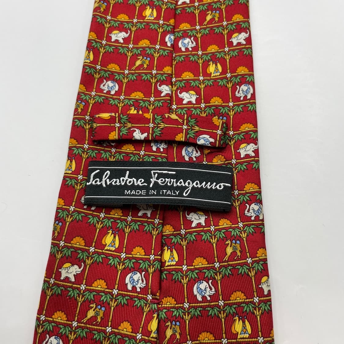137) (Ferragamo) 살바토레페레가모 패턴 넥타이 상품이미지5
