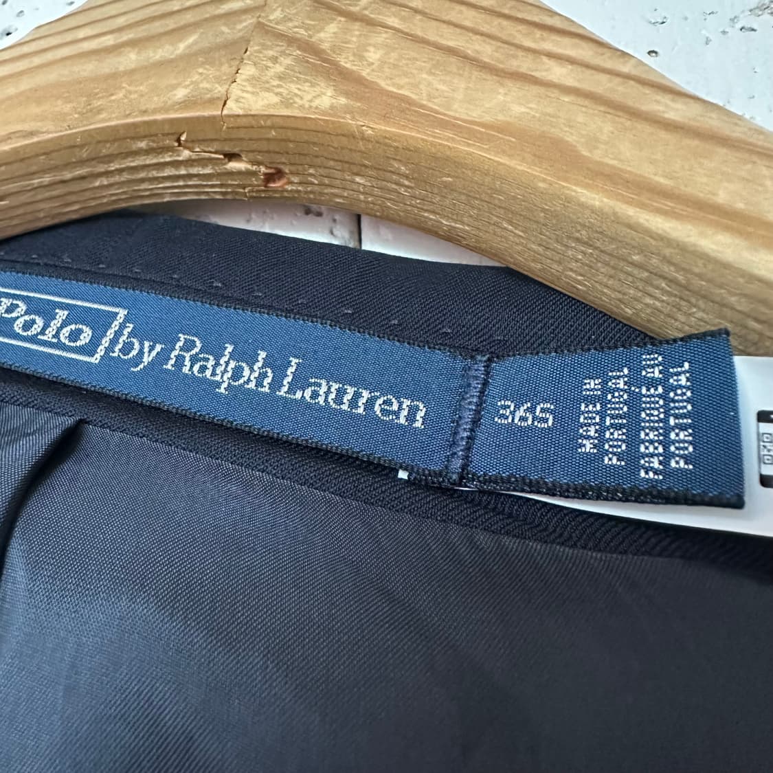 90 폴로 랄프로렌 울 트윌 금장 블레이저 네이비 신형 상품이미지3