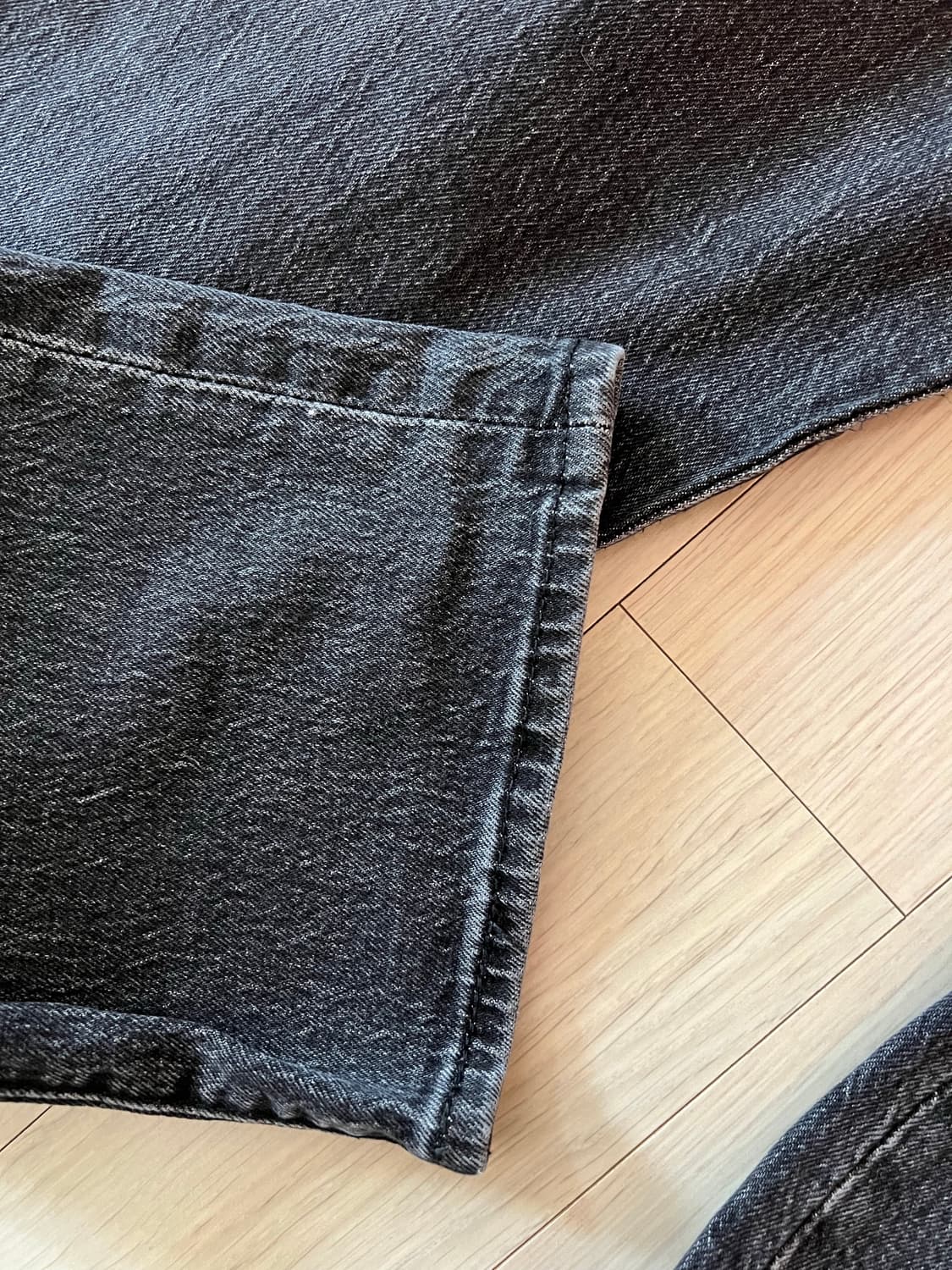 리바이스 501‘93 스트레이투 핏 블랙 데님 상품이미지7