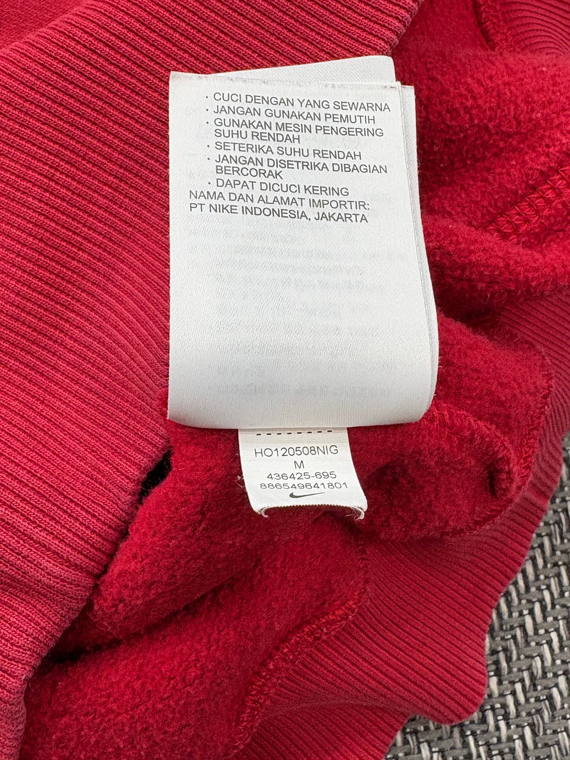 조던 후드집업 레드 상품이미지8