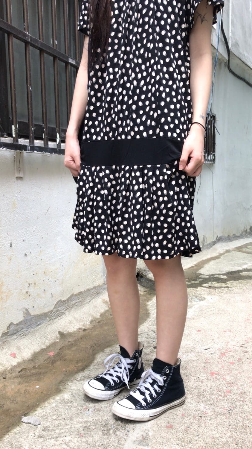 dot frill one piece  상품이미지1
