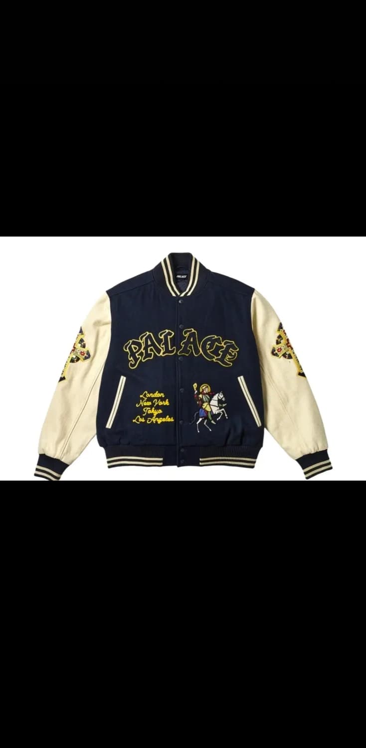팔라스 세인트 바시티 자켓 네이비 M사이즈 팝니다 상품이미지1