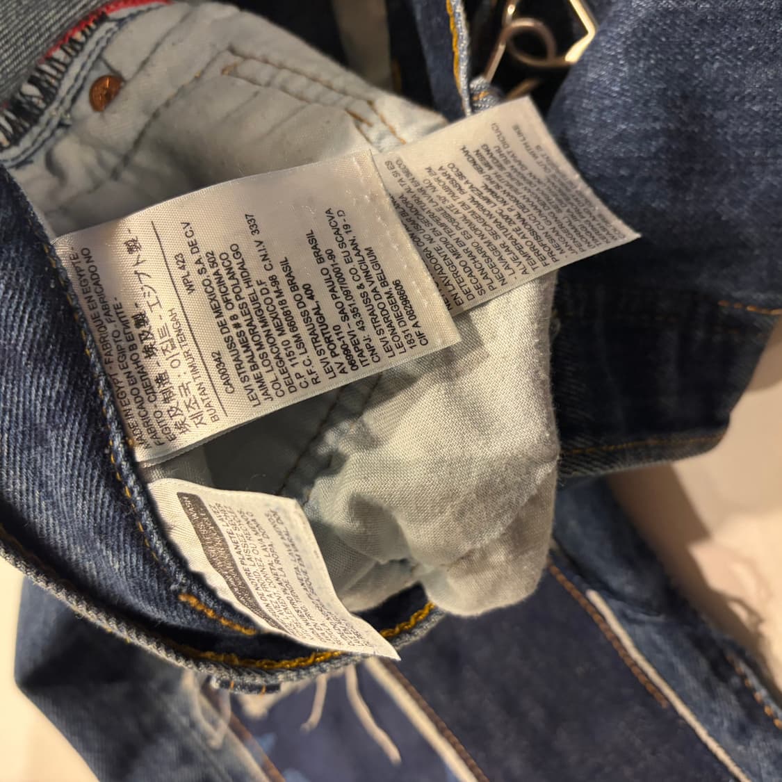 [33x30] 리바이스 501 x SXX 패치워크 데님 팬츠 D185 상품이미지10
