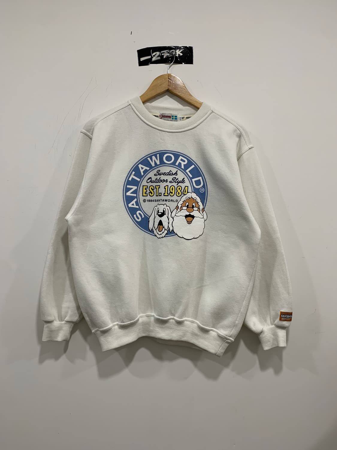 (빈티지)80~90's 산타월드 아트웍 스웻셔츠 상품이미지2