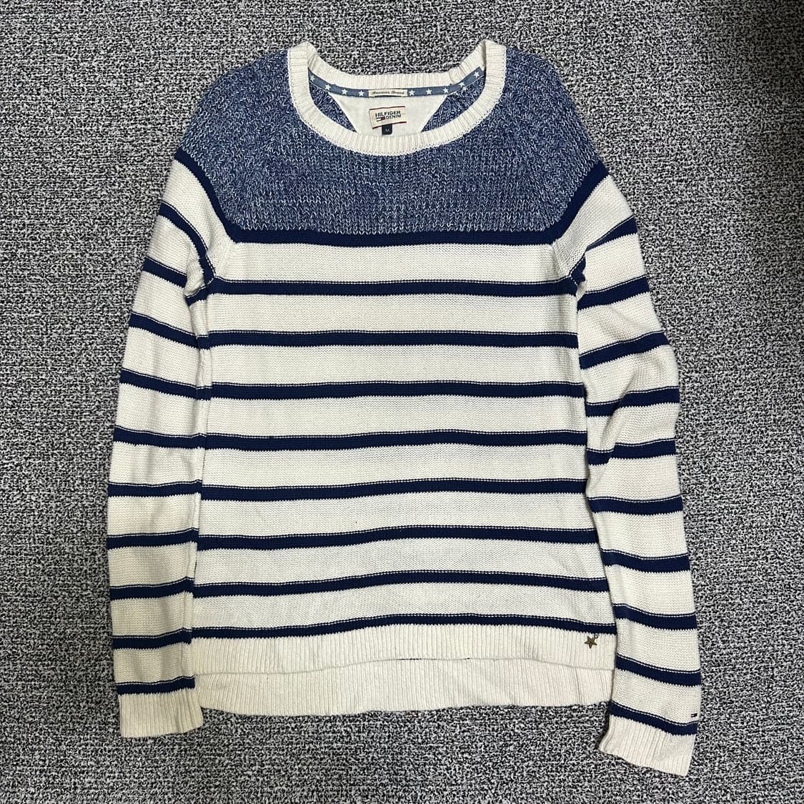 (M) 타미힐피거 스트라이프 니트 상품이미지1
