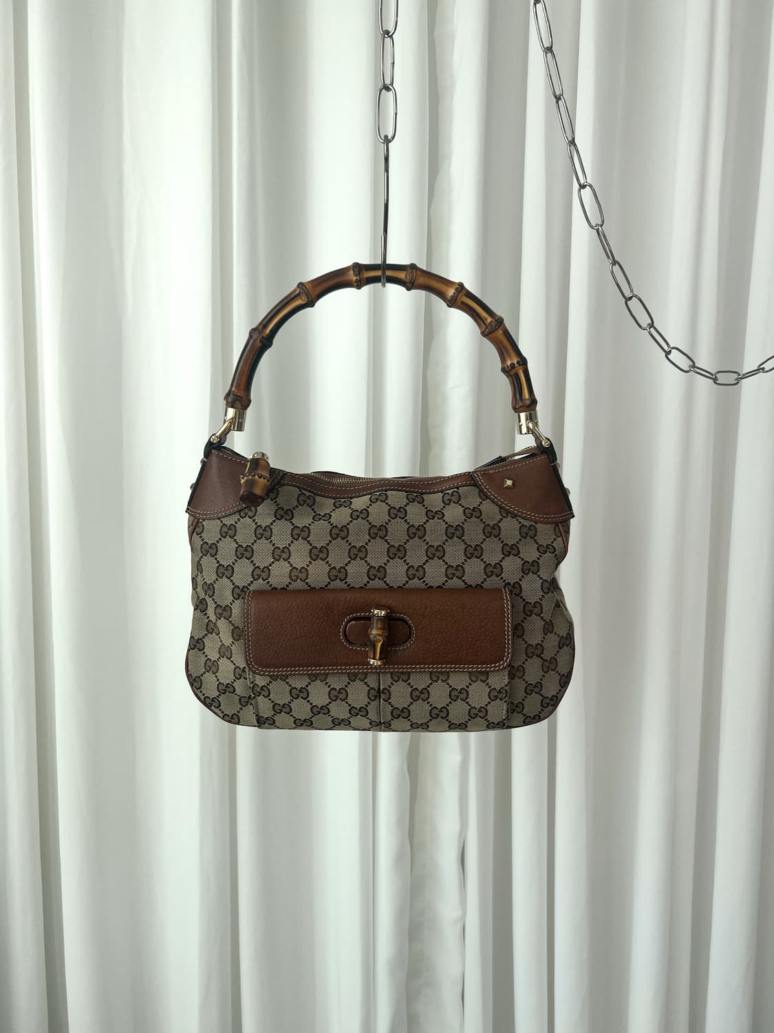 구찌 뱀부 숄더백 상품이미지1